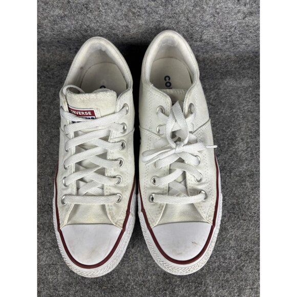 Converse Chuck Taylor All Star Shoes Womens Size 8 White Low Top Canvas Casual - Picture 3 of 8